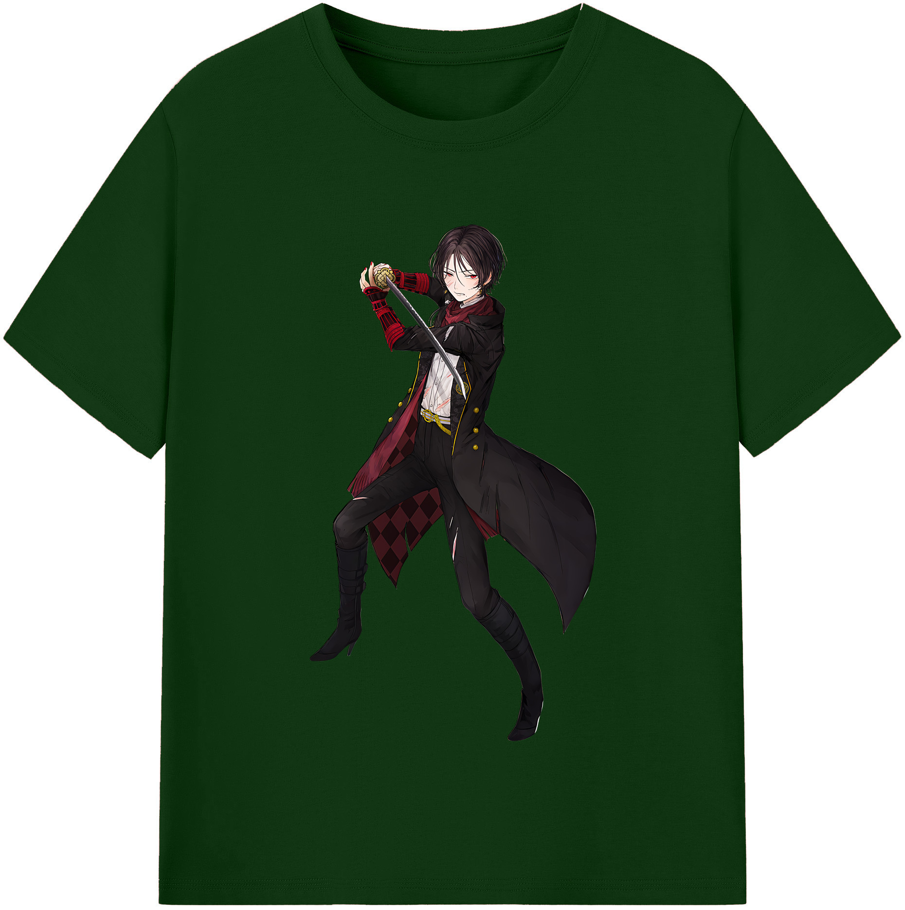 （画像用） 刀剣乱舞 Touken Ranbu 綿100％半袖Tシャツ（フロントプリント）